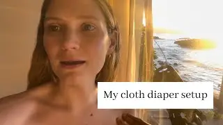 cloth diaper series - my simple setup + how to organize and store cloth diapers for minimalist mamas