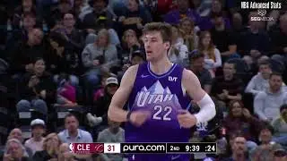 Kyle Filipowski 18 pts 13 reb 1 ast vs Cleveland Cavaliers | 2025-03-23