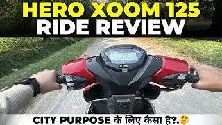 Hero Xoom 125 Xtec Ride Review🔥| Real Performance Test,Mileage & Comfort