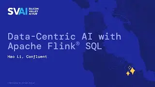 ИИ, ориентированный на данные, с Apache Flink SQL