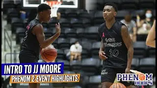 HIGHLIGHTS: Huss HS JJ Moore Flashes POISE Playing Up! 2023 Guard 2-Event Raw Highlights!