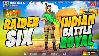 😍 New INDIAN Battle Royale Game | Raider Six Live | Rakhal D Gaming