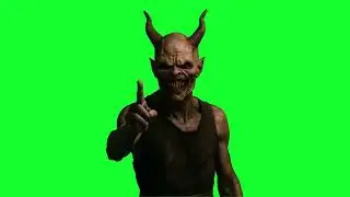 Terrifying Demon Green Screen | Full Body Horror Character VFX