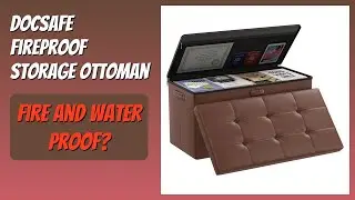 REVIEW (2025): DocSafe Fireproof Storage Ottoman. Features