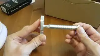 Распаковка. Бритва Razorock Hawk 2.0 Single Edge, лезвия Feather Professional Blade