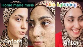 Skin lightning|Home made mask| for glowing skin | Nephro_zainab