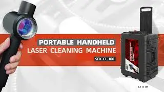 JPT 100W Portable Handheld Laser Cleaning Machine for Rust Removal丨Fiber Laser Cleaning Machine