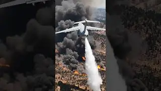 forest fire fighting with aircraft... #firefighter #firefighterheroes #wildfires #fire