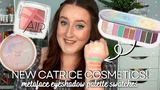 NEW CATRICE COSMETICS METAFACE EYESHADOW PALETTE - Air Blush Glow and Soft Glam Filter Powder Review