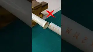 How to connect pvc pipe of the same size #shorts