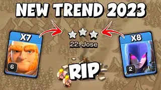 TH9 Giant + Witch Attack Strategy 2023 | TH9 New War Attack Strategy Clash Of Clans - COC