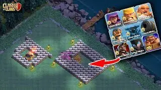 BH Max LAVA LAUNCHER VS ALL Troops Clash Of Clans | Lava Launcher COC