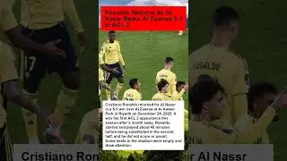 Ronaldo Returns as Al Nassr Beats Al Zawraa 5-1 in ACL 2