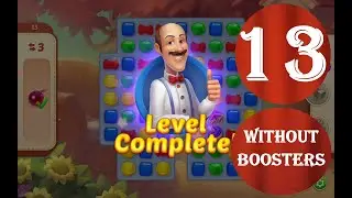Homescapes Level 13 - [14 moves] [2022] [HD] solution of Level 13 Homescapes[No Boosters]