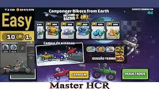 New Public Event Easy 10 Pts all Tracks | HCR2 Hill Climb Racing 2 | Canyoneer Bikers From Earth