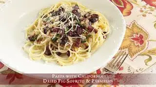 Pasta with California Fig Sofrito and Parmesan with Robert Del Grande