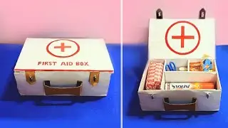 First Aid Box for school project | First Aid Box making easy