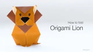 How to fold Origami Lion (Kimigami)