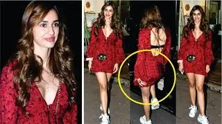 Disha Patani HOt & Gorgeous Looks in Short Dress At Aditya Roy Kapur&rsquo;s House | Malang Success Party