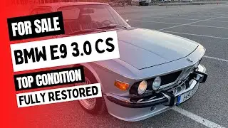 BMW E9 3.0 CS in top condition for sale