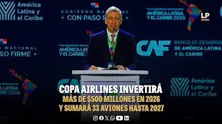 Copa Airlines invertirá más de $500 millones en 2026 y sumará 33 aviones hasta 2027