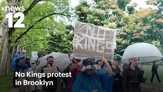No Kings protesters rally in Brooklyn; 'Important for people to show up,' Ethan Hawke says | News 12