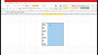 wrap text and merge and centre easy explaination