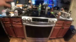 How to remove range oven from counter/island