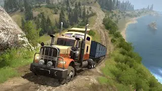Spintires: MudRunner - KENWORTH TITAN On Off-road Wheels Through XMGAMER