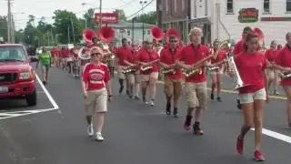 JAHS Falcon Marching Band in the Ashtabula County Fair parade