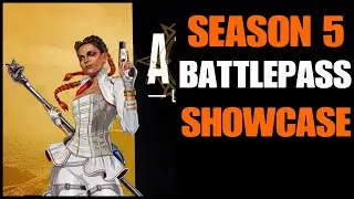 COMPLETE SEASON 5 BATTLEPASS SHOWCASE + APEX PACKS | Apex Legends SEASON 5 PS4