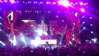 Countdown moment at Escape New Year 2014
