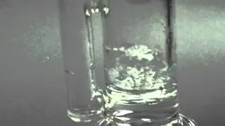Large Sidecar Bubbler with Blue Label by Hitman Water Test