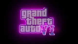 Rockstar Games Represents GTA VI Logo Retro Concept