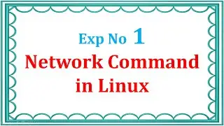 1.  BASIC COMMANDS LINUX (CN LAB - EXP 1)