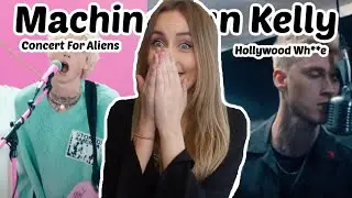 Обычная белая девушка реагирует на Machine Gun Kelly - (Голливудская белизна и концерт для пришел...
