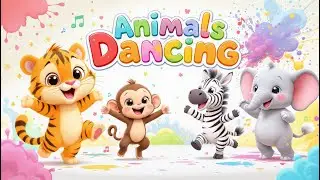 Happy Animals Dance Show | 3D Cute Cartoon | Funny Dancing Animals