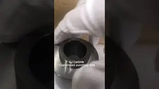 Tungsten carbide top punching die match carbide bottom punching die