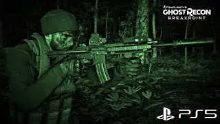 Huge Sentinel Base Stealth Clear - Alex Mason | Ghost Recon Breakpoint Cinematic Gameplay [PS5]