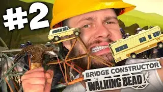 ЧТО ЭТОТ АВТОБУС СЕБЕ ПОЗВОЛЯЕТ? // Bridge Constructor the Walking Dead