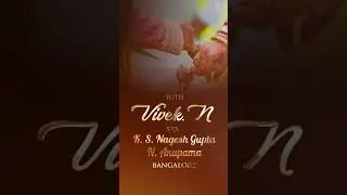 Vertical Wedding Invite | Gokulprasath.com