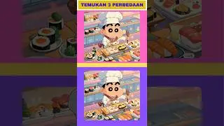 CARI 3 PERBEDAAN PADA GAMBAR KOKI SINCHAN| TEBAK AKU PART 956 | #shorts #fyp #quiz