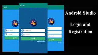 How To Design Login And Registration Form In Android Studio Using SQLite | Tutorial- Part 1/2