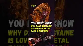 Why Dave Mustaine Is Loved by Metal Fans Worldwide‼️