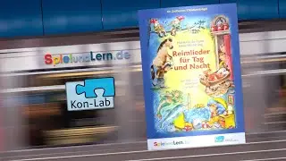 Kon-Lab Reimlieder - Auf dem Bahnhof ist am Vormittag ganz sch&ouml;n viel los - SpielundLern.de