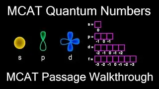 MCAT Quantum Numbers: Principal, Angular, Magnetic, and Spin | MCAT Passage Walkthrough