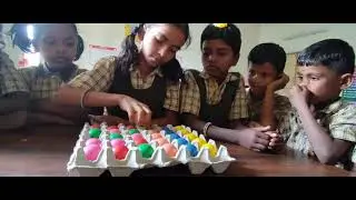 Same colour balls arranging in...few sec