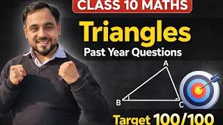 Triangles past year Questions 2 | Target 100/100 class 10 maths