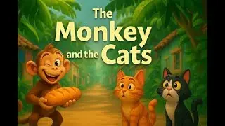 The Clever Monkey&rsquo;s Trick &ndash; Animated Jungle Moral Story | Don&rsquo;t Miss the Ending! #cartoon #facts