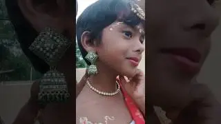 janmastami ke suvwasarpar meri beti //kaise lag rahi hai //jai radha rani #siyarambhajan #ytshort 🙏🙏